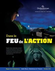 couverture du rapport, Dans le feu de l'action