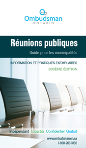 Lien au PDF du guide "Réunions publiques - Guide pour les municipalités"